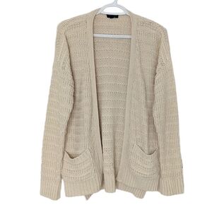TOPSHOP boho southwestern cotton blend textured knit cardigan size 8 @F